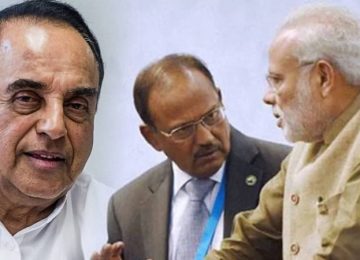 Subramanian Swamy removal of NSA Ajit Doval