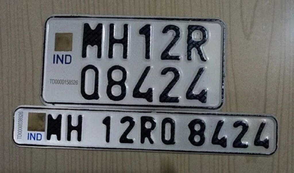 high-security registration plates